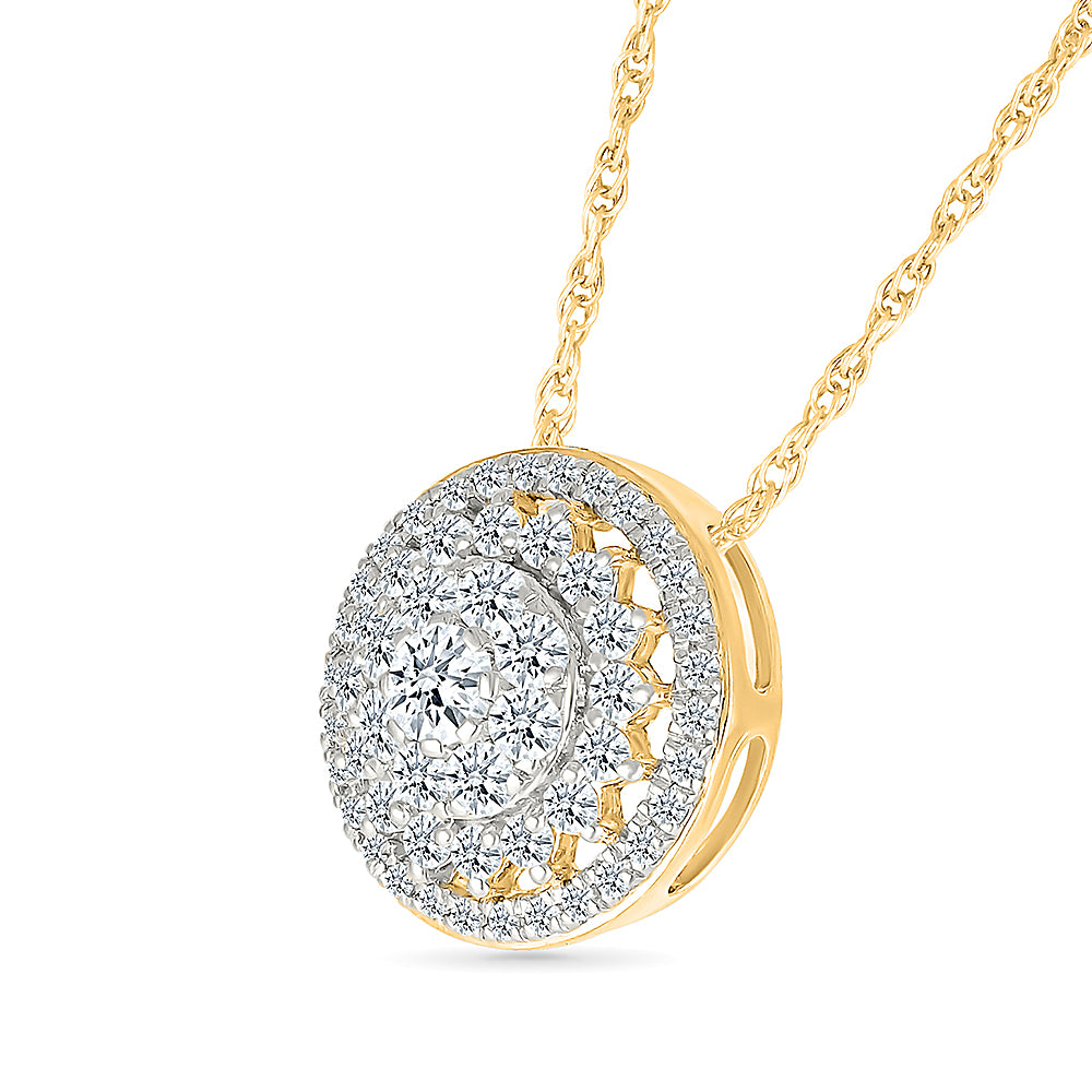 Floral Diamond Luxury Pendant