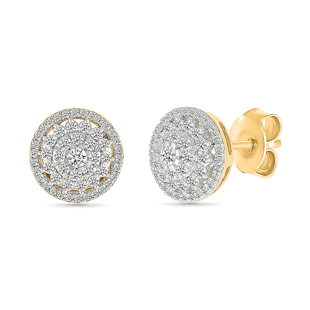 Globe Dazzling Studs Earrings