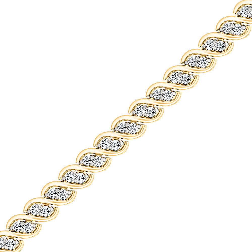 Harper Gold & Diamond Bracelet