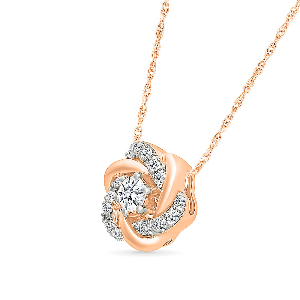 Artistry Gold & Diamond Pendant