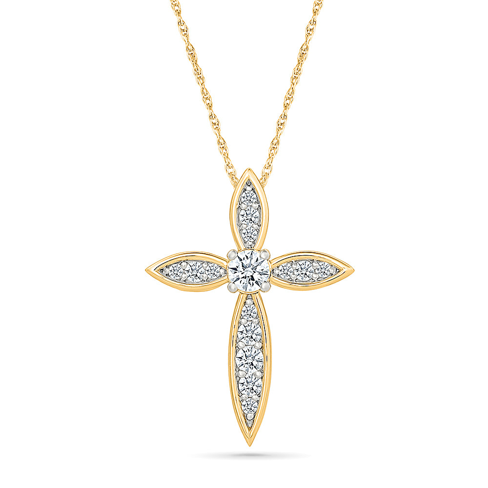 Spirituality Gold & Diamond Pendant