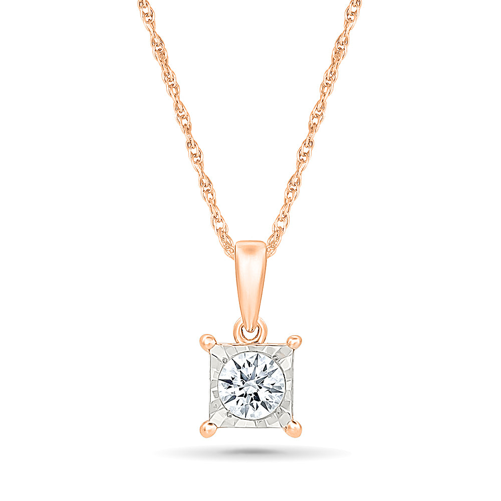 The Boxy Diamond Pendant