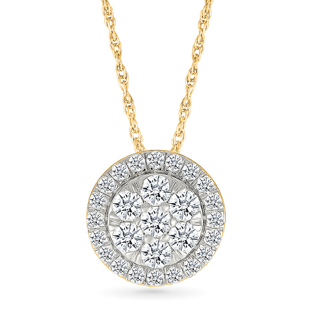 Bling Gold & Diamond Pendant