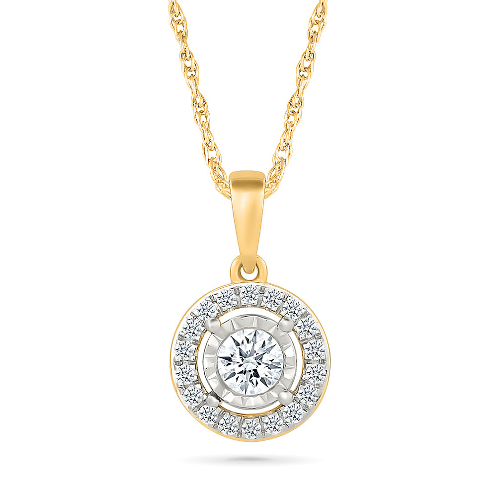 Simple Elegance Diamond Pendant