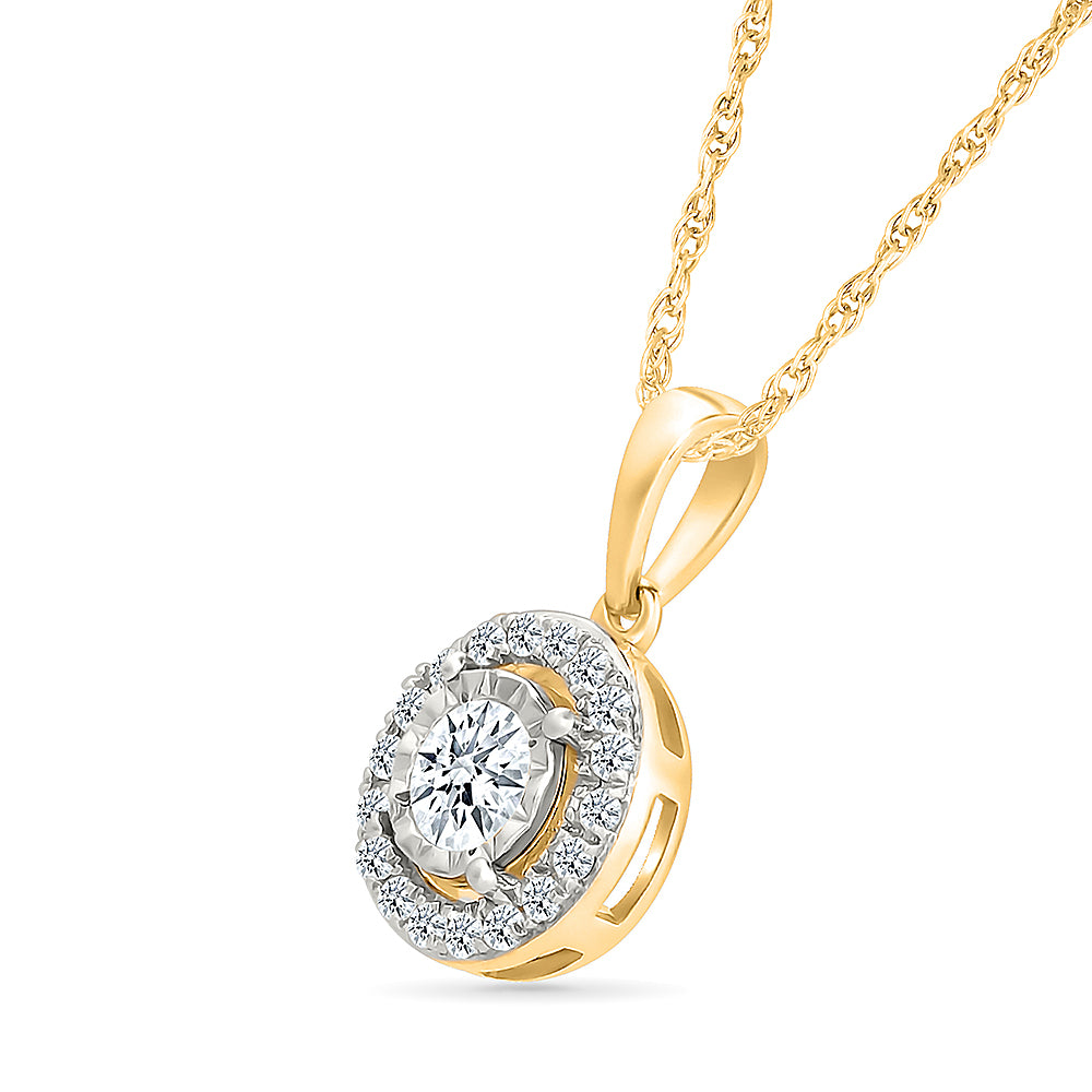 Simple Elegance Diamond Pendant