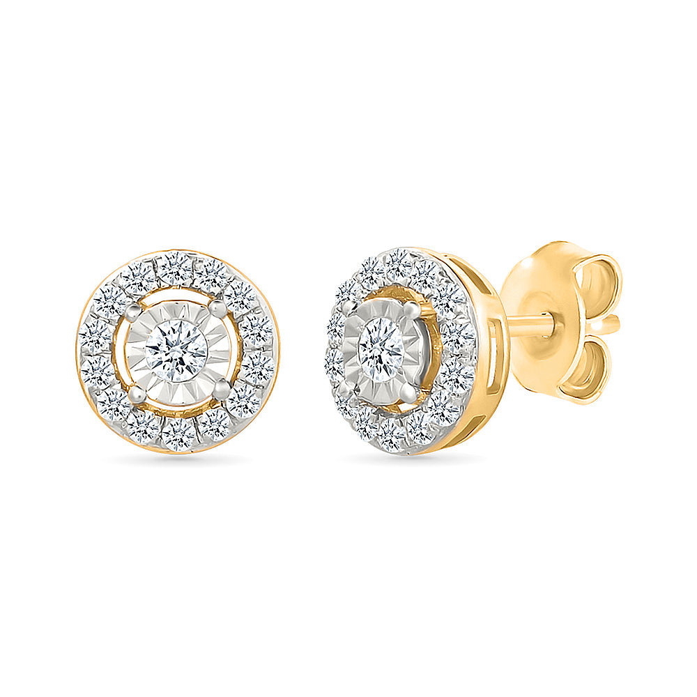 Maya Gold & Diamond Earrings