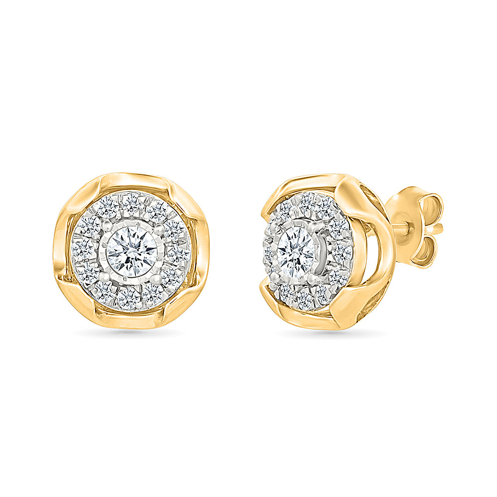 Ashita Gold & Diamond Earrings