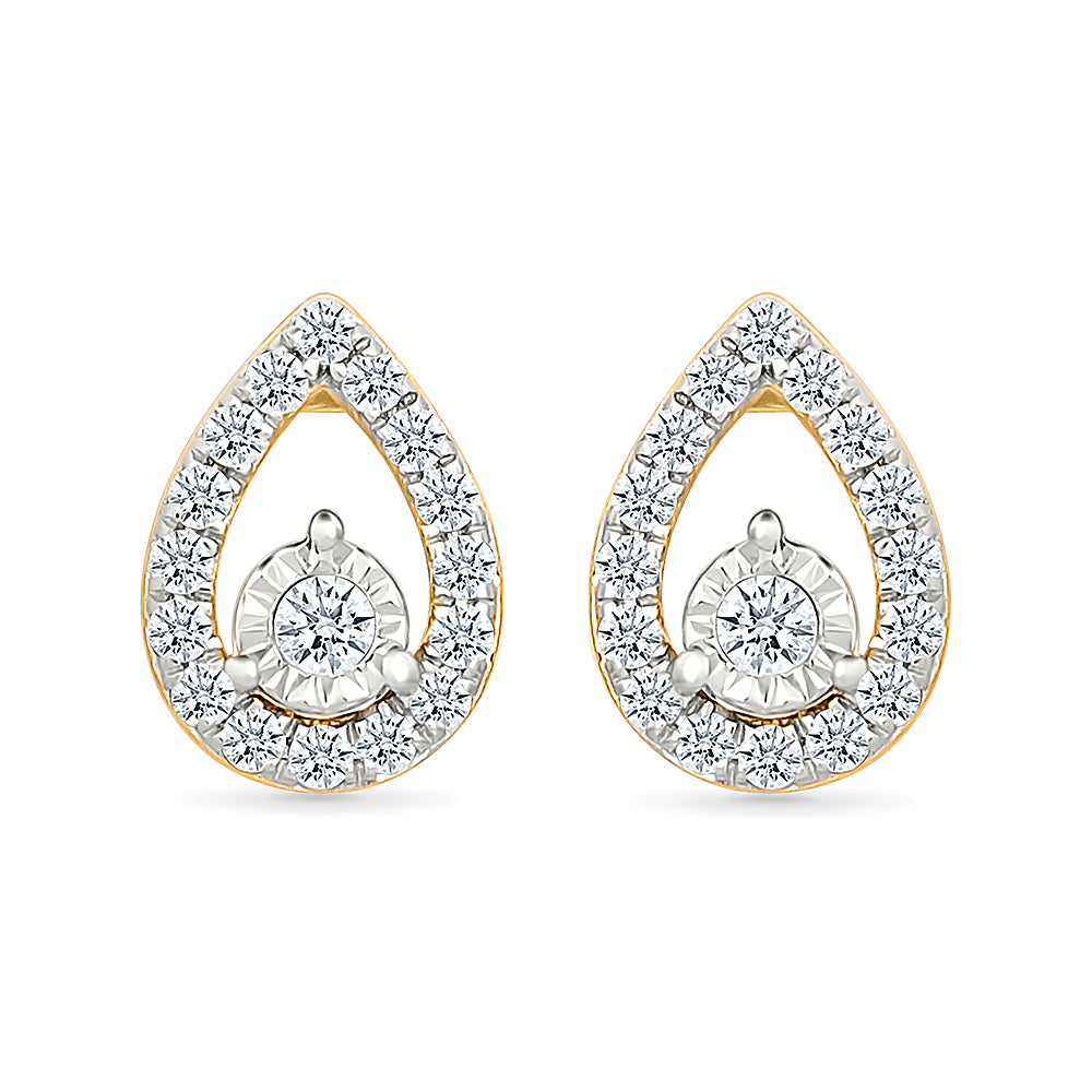 Leila Gold & Diamond Earrings