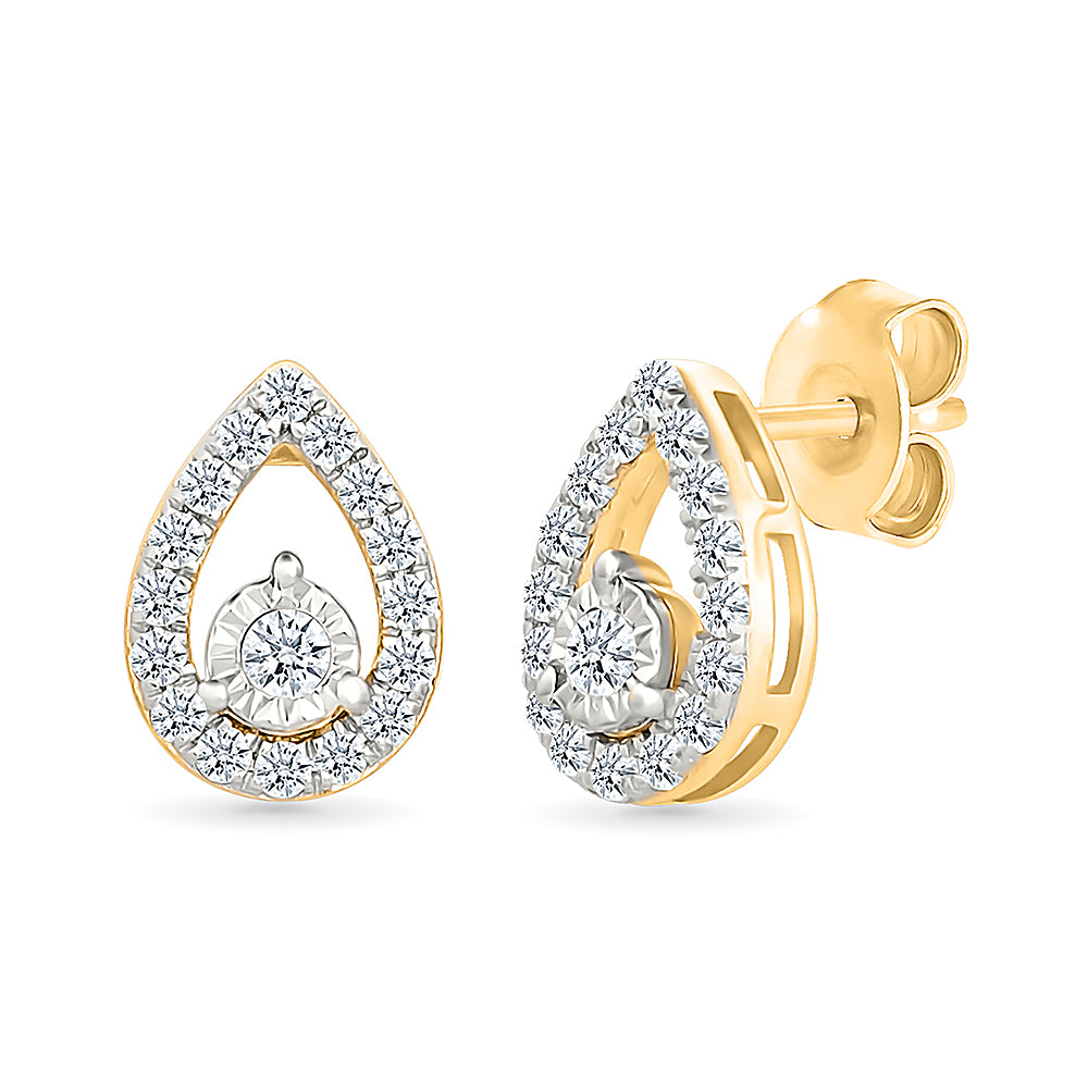 Leila Gold & Diamond Earrings