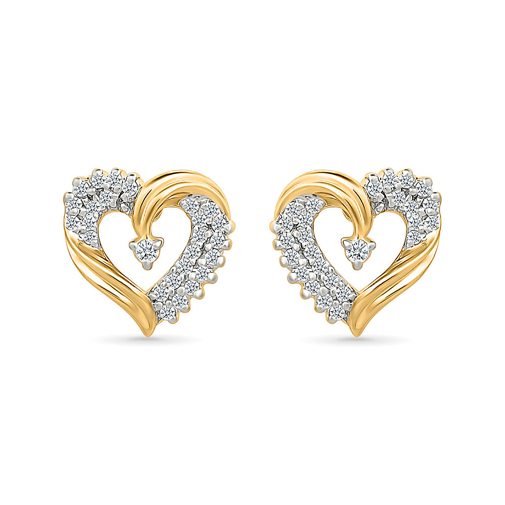 Epoch Gold & Diamond Earrings