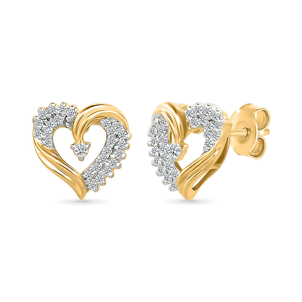 Epoch Gold & Diamond Earrings