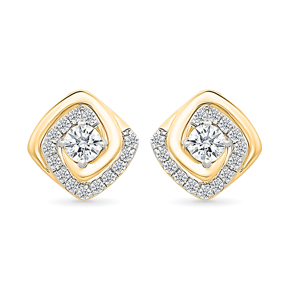 Gloaming Gold & Diamond Earrings