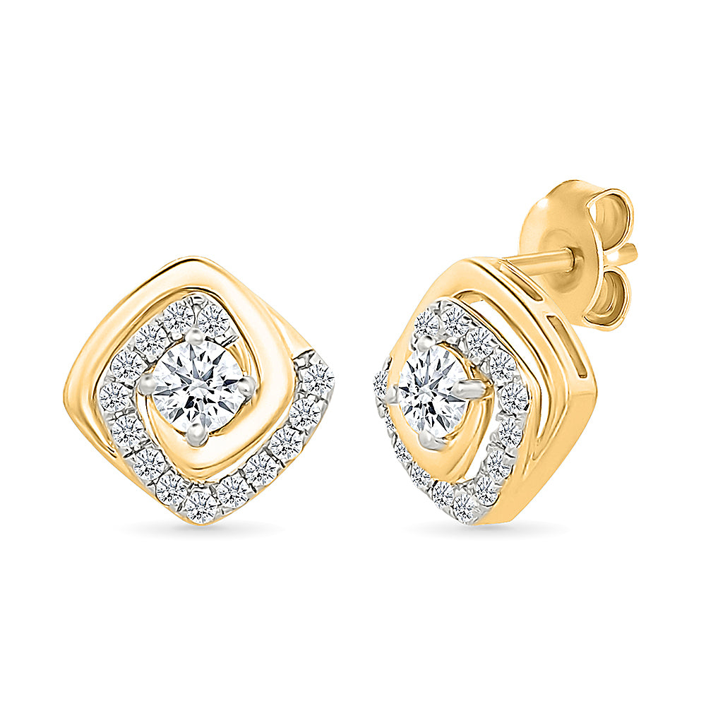 Gloaming Gold & Diamond Earrings