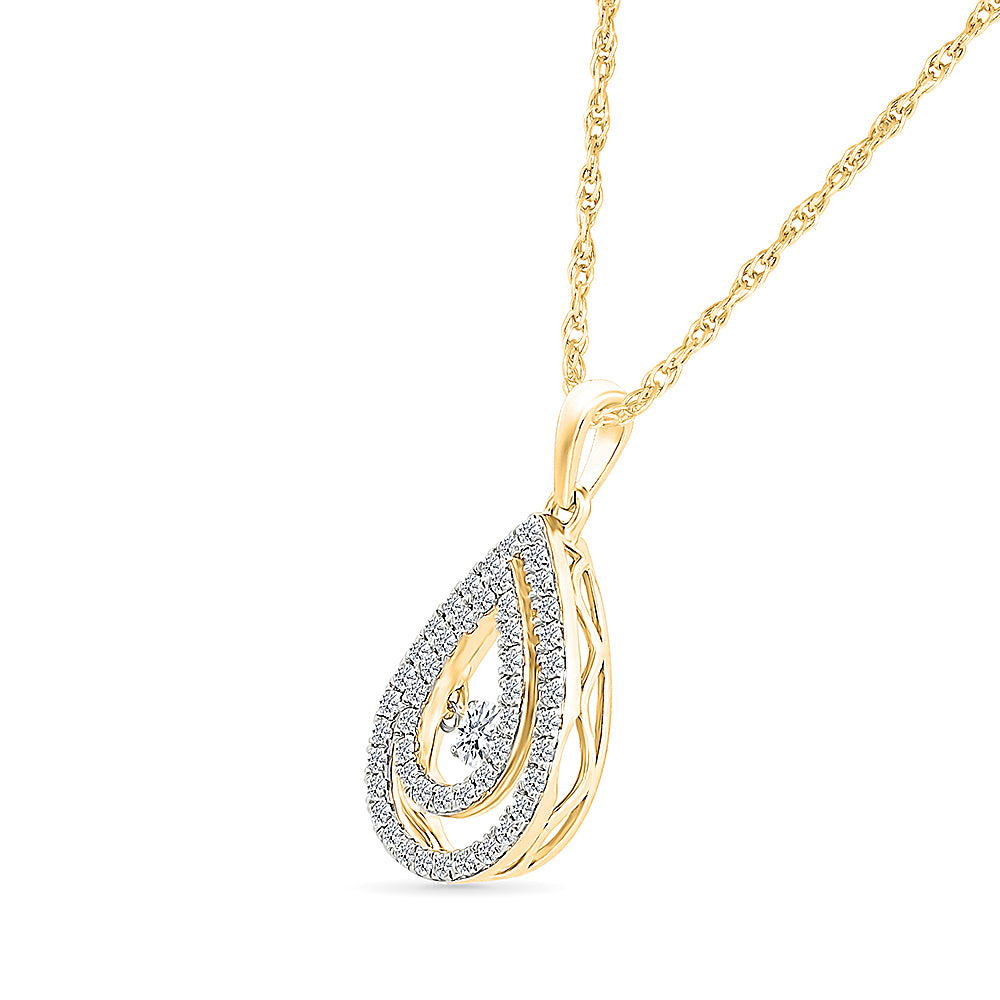 Disney Halo Diamond Pendant