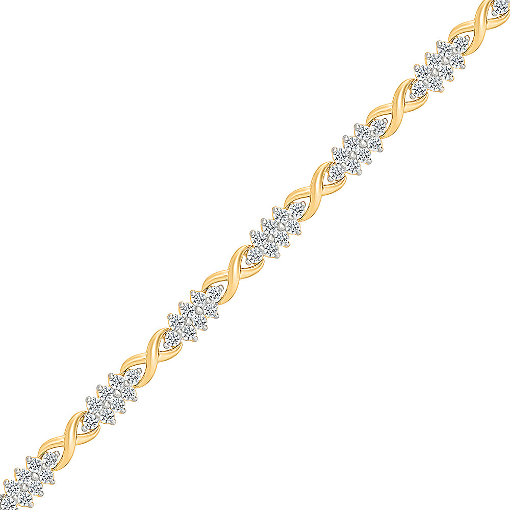 Eliana Gold & Diamond Bracelet