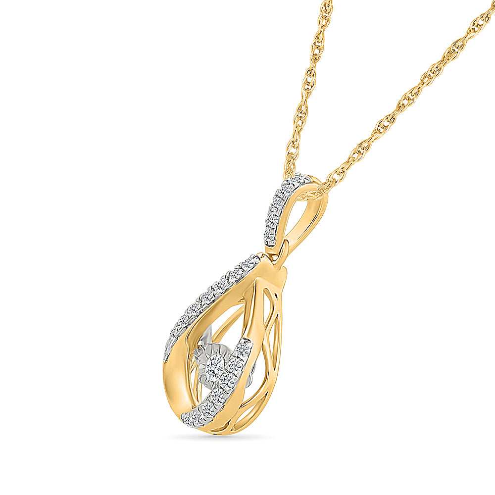 Dew Drop Diamond Pendant