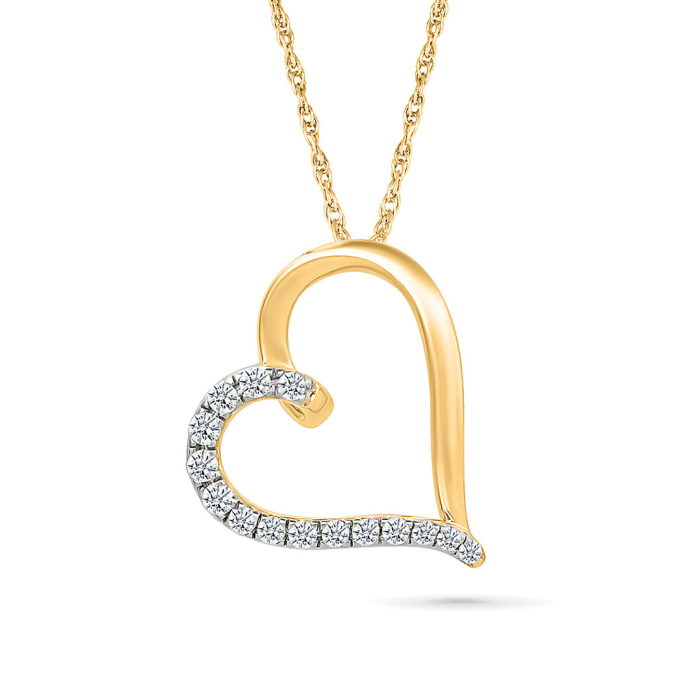 Disney Heart Gold & Diamond Pendant