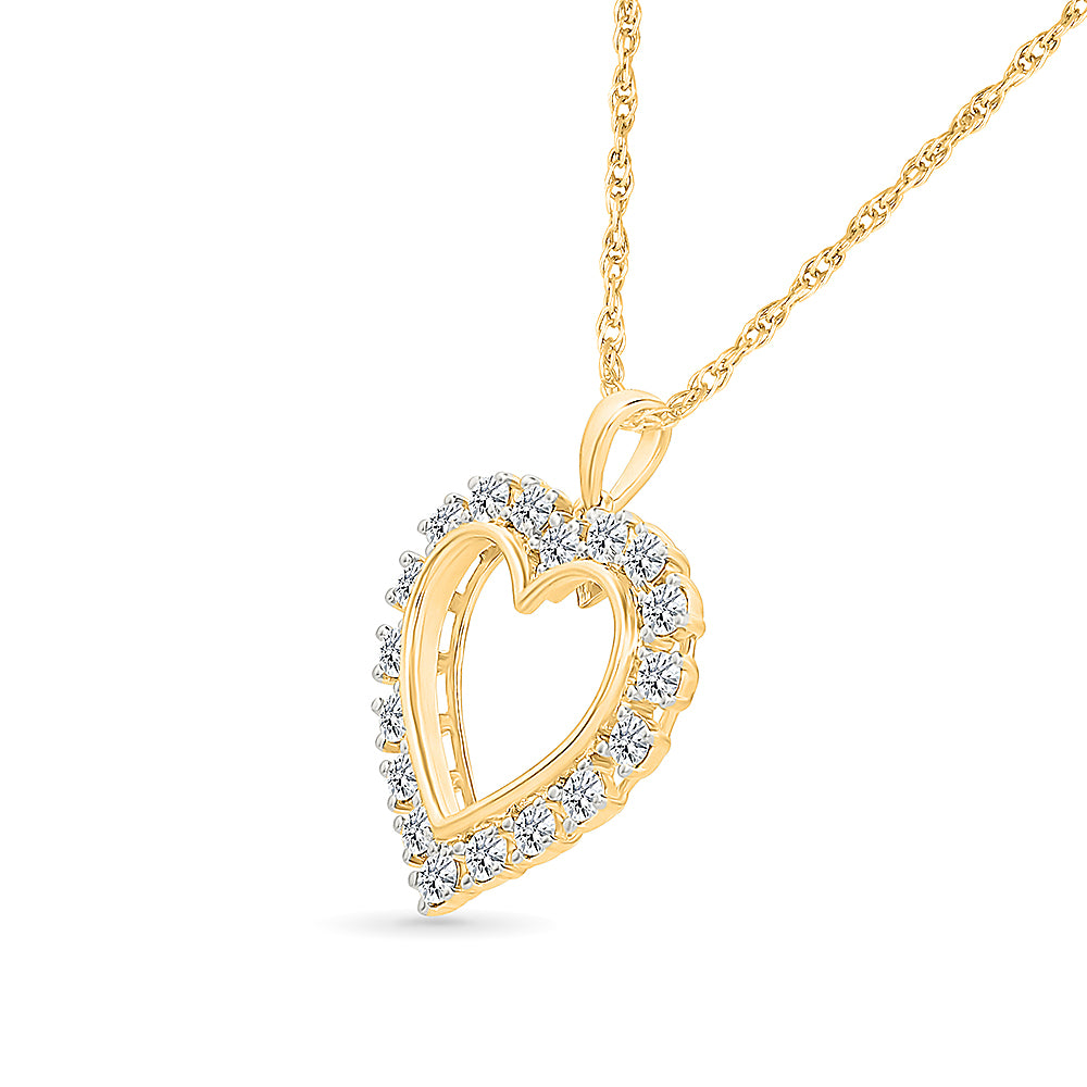 Timeless Diamond Heart Pendant