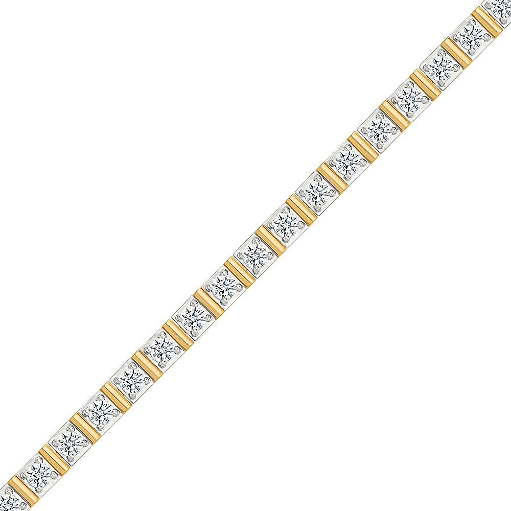 Sparkling Diamond Tennis Bracelet