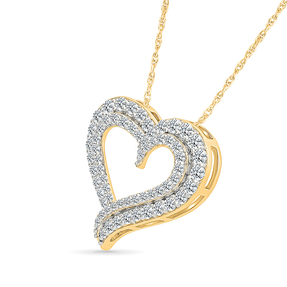 "Heart-tastic" Diamond Pendant