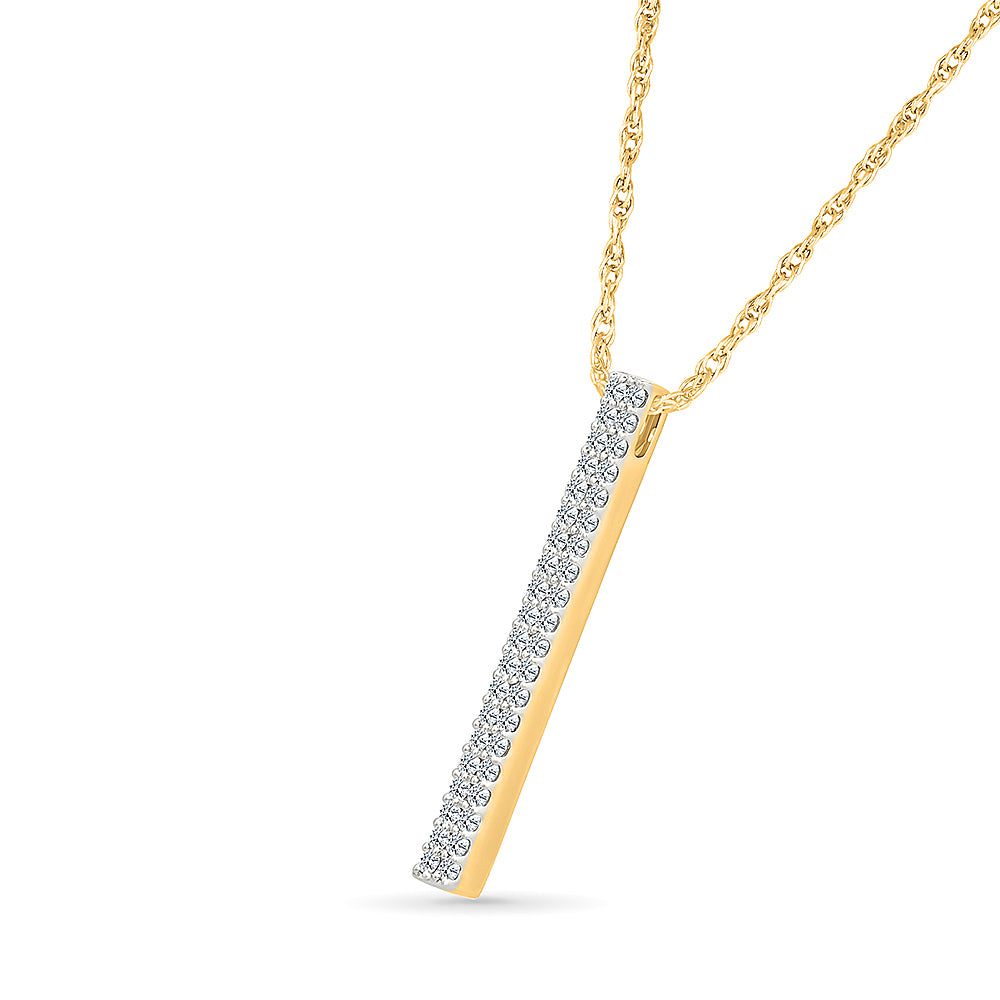 Duplex Diamond Pendant