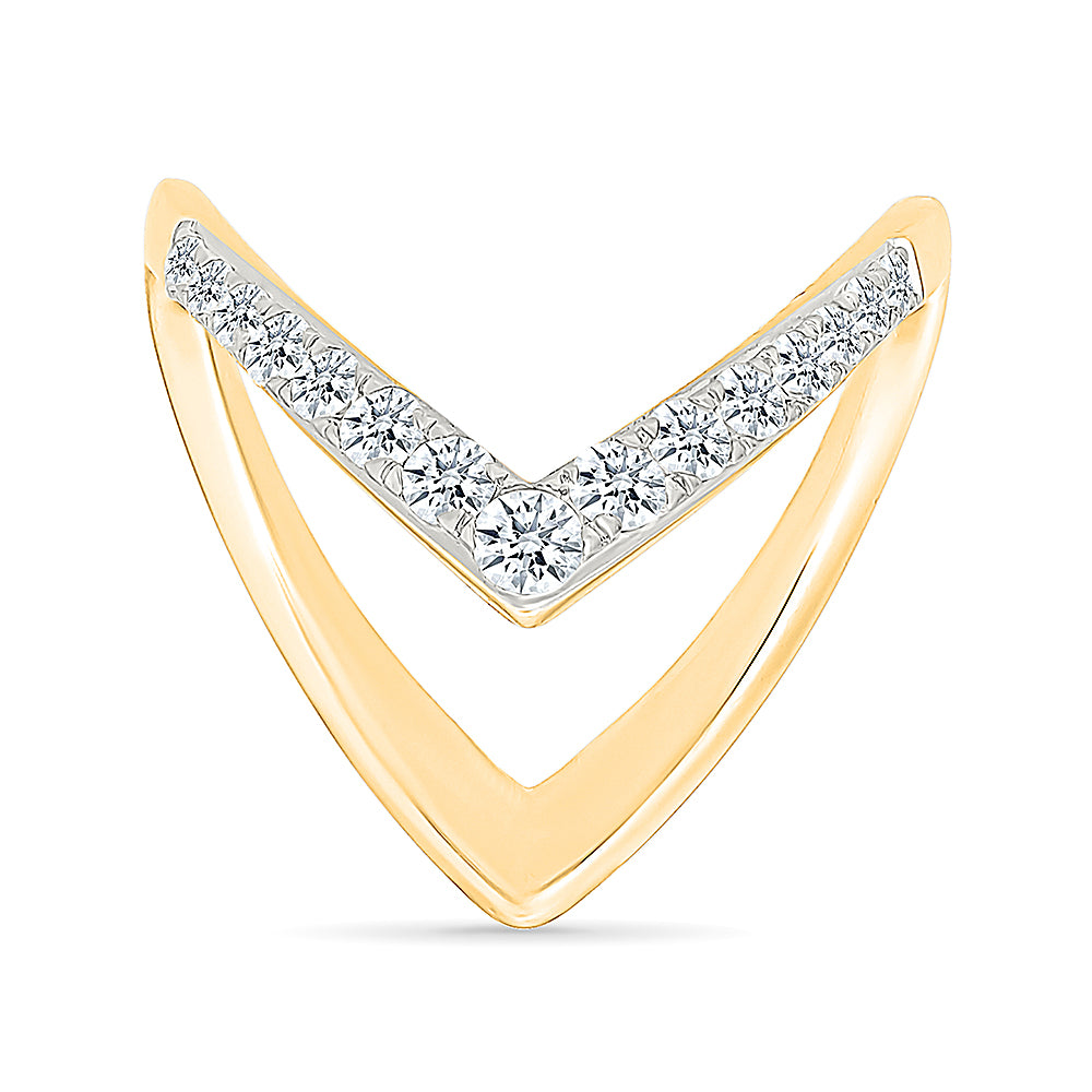 Glittering Diamond Vanki Ring