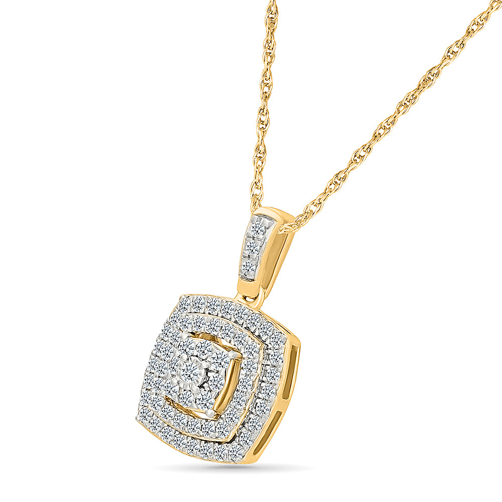 Shimmering Delight Diamond Pendant