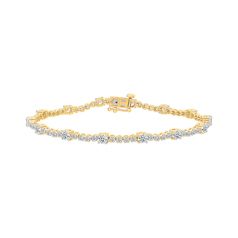 Chic Gold & Diamond Bracelet