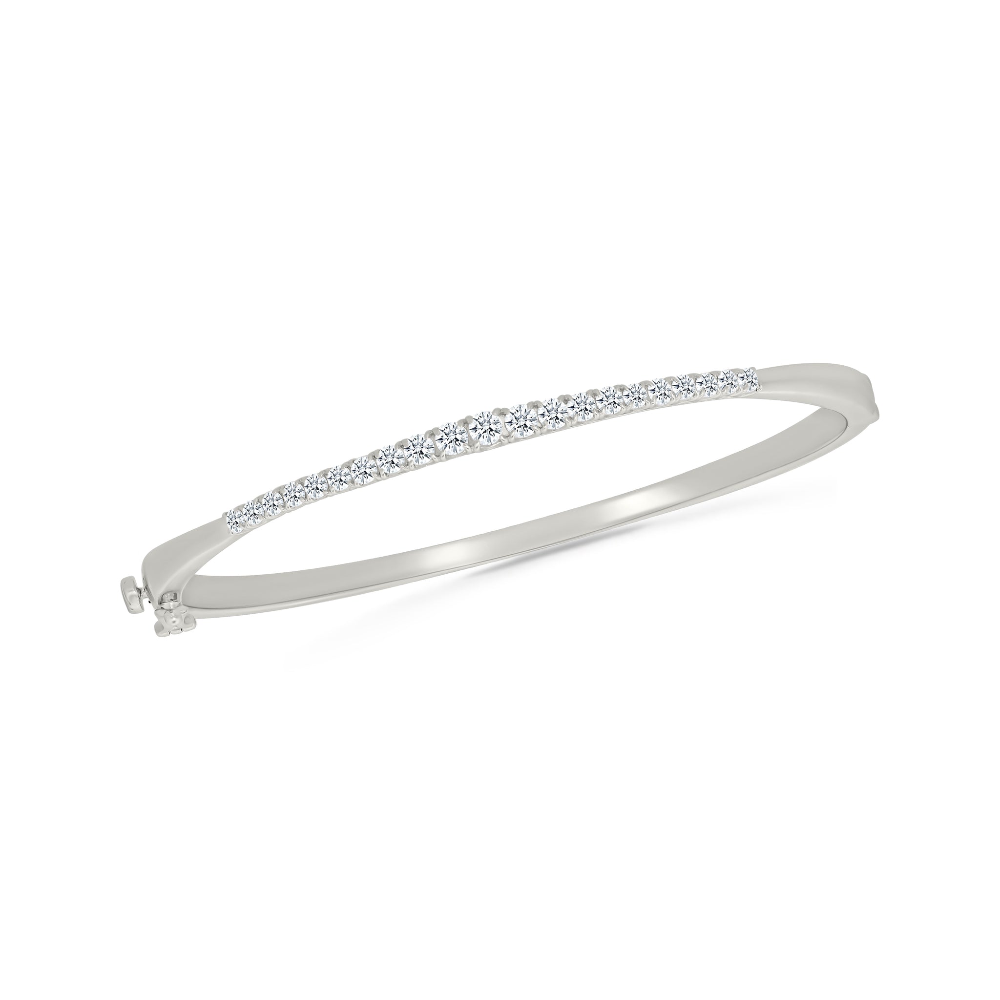 Sparkling Serenity Gold & Diamond Bangle