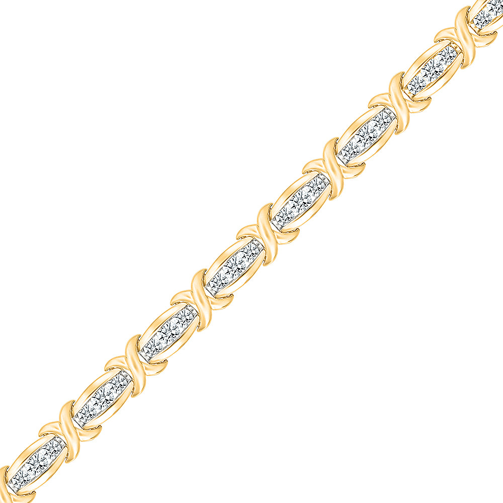 Intertwined Diamond Bracelet