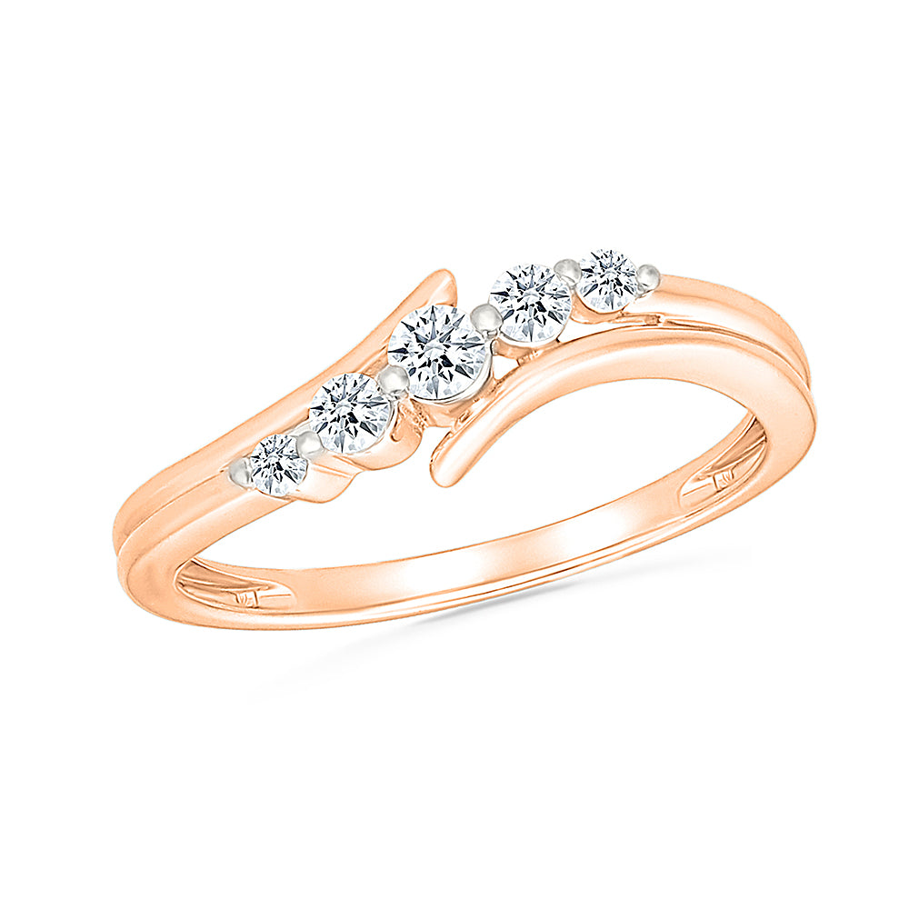 Twig of Twinkling Diamond Ring