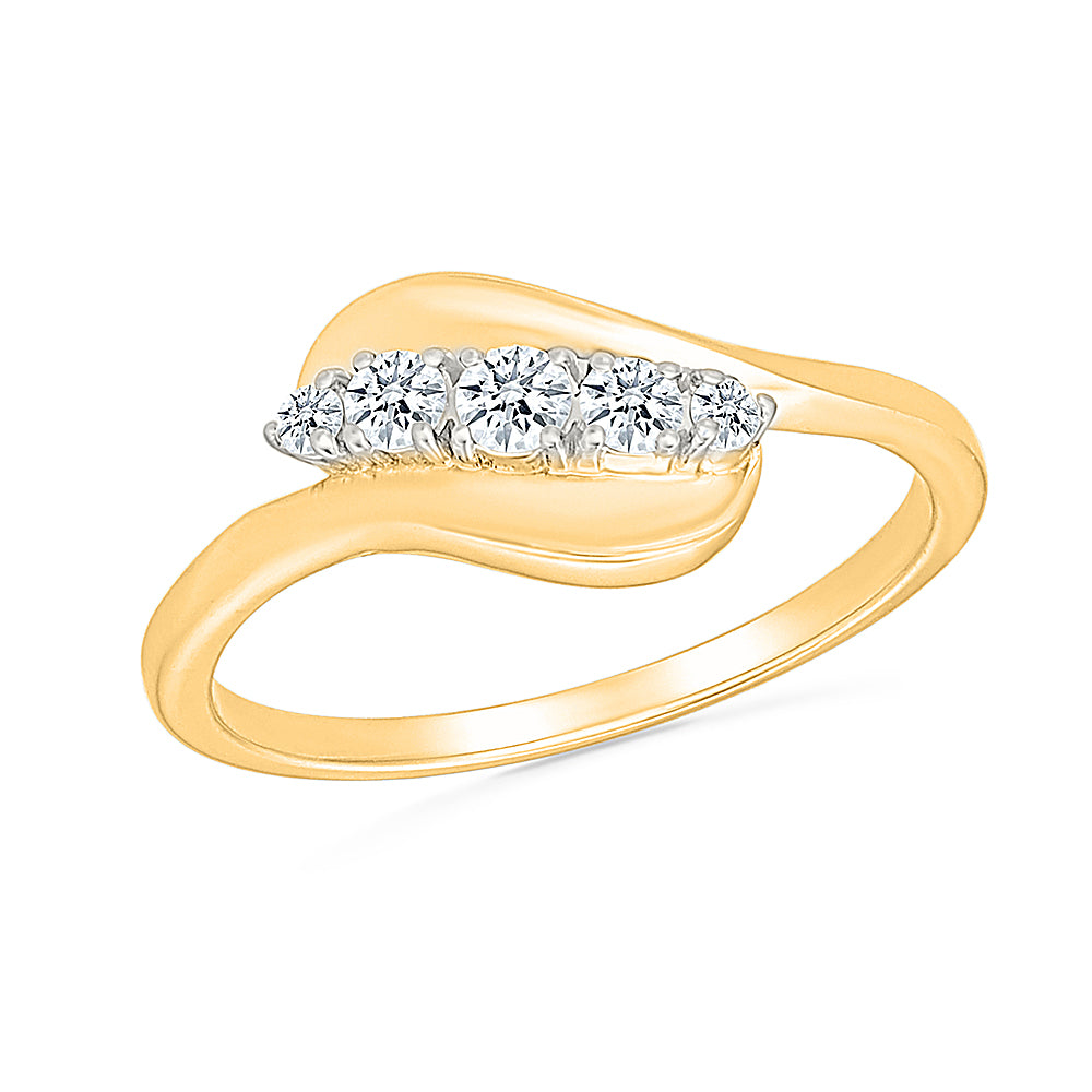 Curving Quintet of Diamond Ring