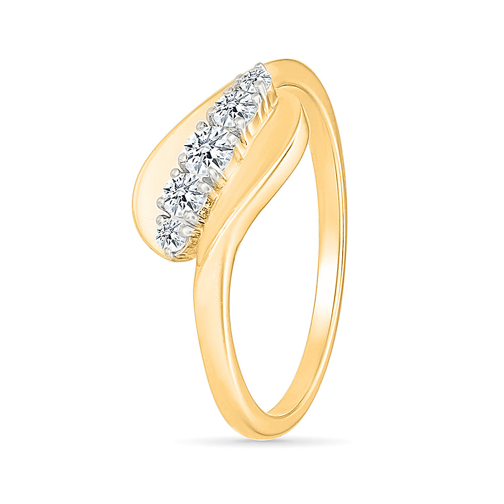 Curving Quintet of Diamond Ring