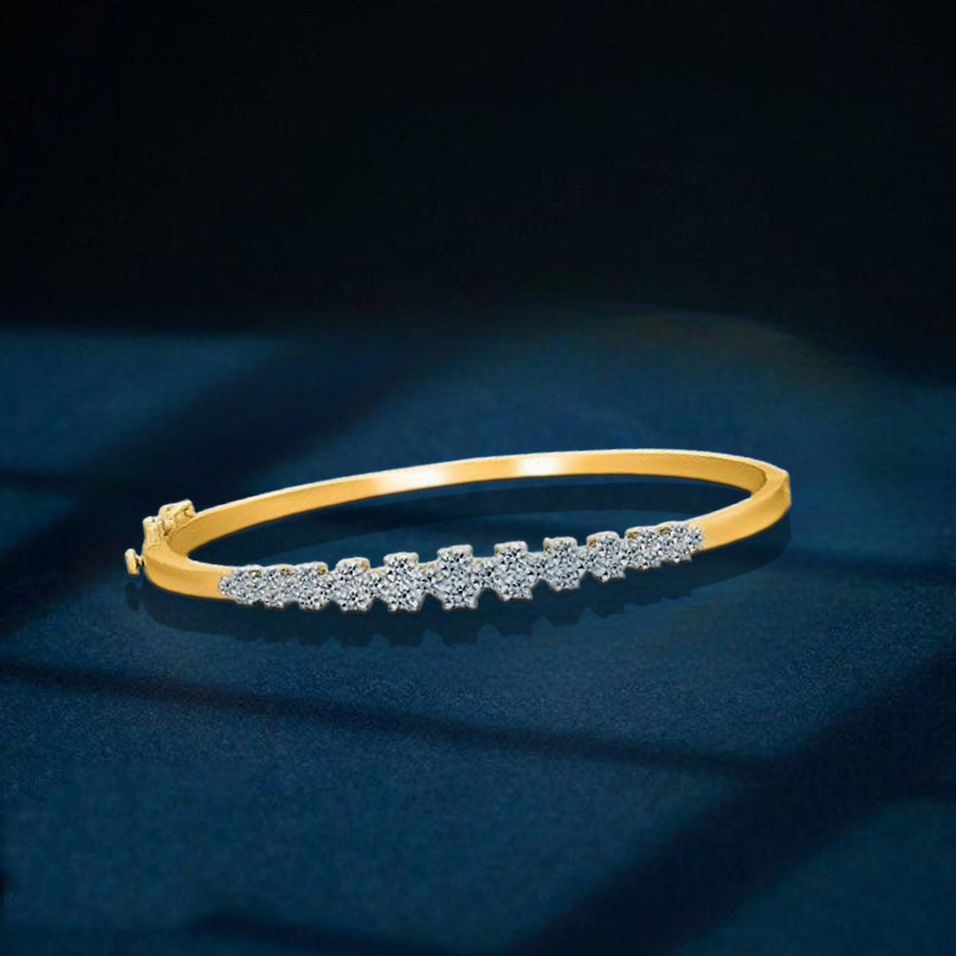 Mirth Gold & Diamond Bangle