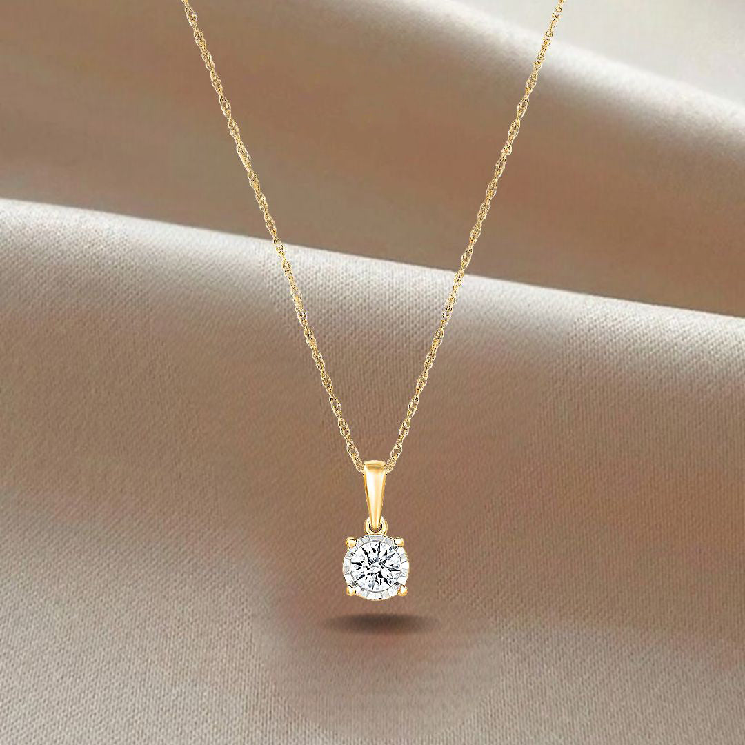 Coruscate Gold & Diamond Pendant