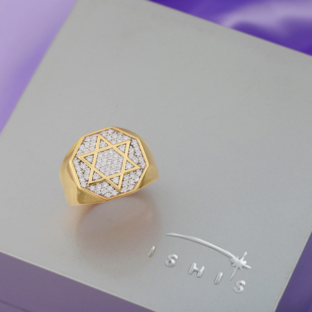 Stellar Gold & Diamond Ring